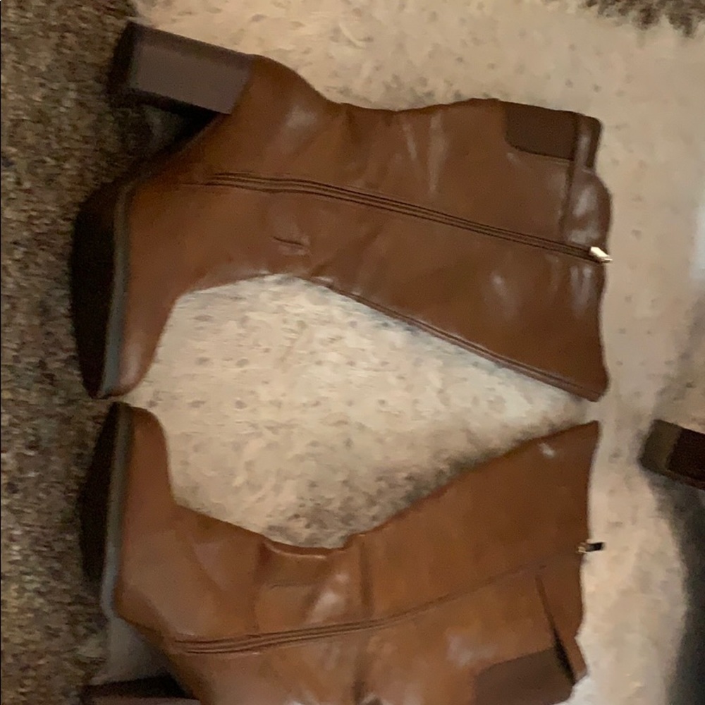 Ashley Stewart knee high boots wear once